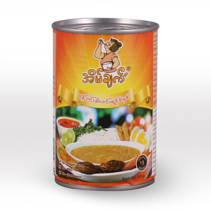 EAIN CHAT Monhingar Paste Eain chat မုန့်ဟင်းခါး အနှစ်ဗူး - Image 1